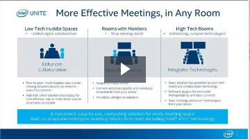 Smarter Conference Rooms, Smarter Meetings, With Intel Unite