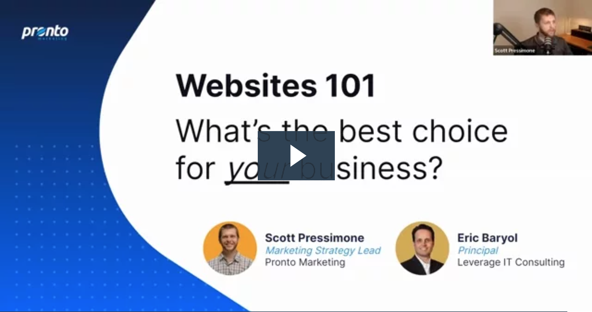 Website 101 Webinar